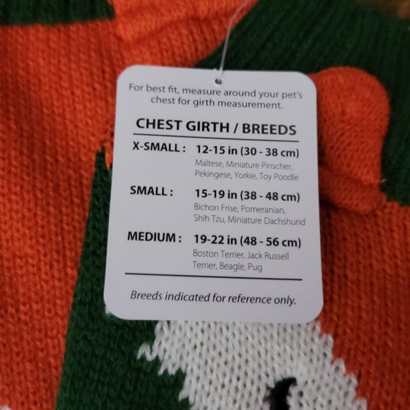 Pet Sweater Dog or Cat FOX xs ea. New w/ Tag! - Picture 4 of 4